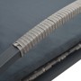 Tumbona con cojín y ruedas ratán sintético gris antracita en Tumbonas | Comprar online en Foru.es