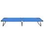 Tumbona plegable acero azul en Tumbonas | Comprar online en Foru.es