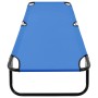 Tumbona plegable acero azul en Tumbonas | Comprar online en Foru.es