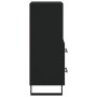 Aparador de madera contrachapada negro 34,5x34x90 cm de vidaXL, Aparadores - Ref: Foro24-828693, Precio: 71,52 €, Descuento: %