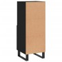 Aparador de madera contrachapada negro 34,5x34x90 cm de vidaXL, Aparadores - Ref: Foro24-828693, Precio: 71,52 €, Descuento: %