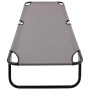 Tumbona plegable acero gris en Tumbonas | Comprar online en Foru.es