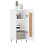 Aparador madera de ingeniería blanco 34,5x34x90 cm de vidaXL, Aparadores - Ref: Foro24-830420, Precio: 58,89 €, Descuento: %