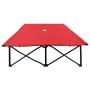 Tumbona doble plegable acero roja en Tumbonas | Comprar online en Foru.es