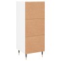 Aparador madera de ingeniería blanco 34,5x34x90 cm de vidaXL, Aparadores - Ref: Foro24-830420, Precio: 58,89 €, Descuento: %