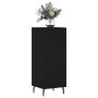 Aparador de madera contrachapada negro 34,5x34x90 cm de vidaXL, Aparadores - Ref: Foro24-828557, Precio: 78,44 €, Descuento: %