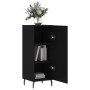 Aparador de madera contrachapada negro 34,5x34x90 cm de vidaXL, Aparadores - Ref: Foro24-828557, Precio: 78,44 €, Descuento: %