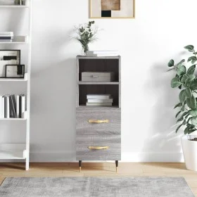 Aparador madera de ingeniería gris Sonoma 34,5x34x90 cm de vidaXL, Aparadores - Ref: Foro24-828650, Precio: 52,48 €, Descuent...