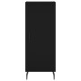 Aparador de madera contrachapada negro 34,5x34x90 cm de vidaXL, Aparadores - Ref: Foro24-828557, Precio: 78,44 €, Descuento: %