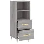 Aparador madera de ingeniería gris Sonoma 34,5x34x90 cm de vidaXL, Aparadores - Ref: Foro24-828650, Precio: 52,48 €, Descuent...