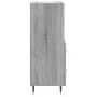 Aparador madera de ingeniería gris Sonoma 34,5x34x90 cm de vidaXL, Aparadores - Ref: Foro24-828650, Precio: 52,48 €, Descuent...