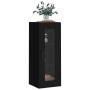 Armario de pared negro 34,5x34x90 cm de vidaXL, Aparadores - Ref: Foro24-828909, Precio: 52,39 €, Descuento: %