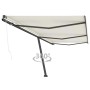 Toldo de pie automático color crema 600x300 cm en Toldos | Comprar online en Foru.es