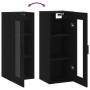 Armario de pared negro 34,5x34x90 cm de vidaXL, Aparadores - Ref: Foro24-828909, Precio: 52,39 €, Descuento: %
