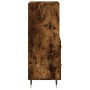 Aparador madera de ingeniería roble ahumado 34,5x34x90 cm de vidaXL, Aparadores - Ref: Foro24-828649, Precio: 51,28 €, Descue...