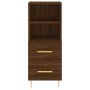 Aparador madera de ingeniería marrón roble 34,5x34x90 cm de vidaXL, Aparadores - Ref: Foro24-828659, Precio: 53,49 €, Descuen...