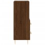 Aparador madera de ingeniería marrón roble 34,5x34x90 cm de vidaXL, Aparadores - Ref: Foro24-828659, Precio: 53,49 €, Descuen...