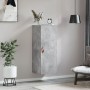 Armario de pared gris hormigón 34,5x34x90 cm de vidaXL, Aparadores - Ref: Foro24-828832, Precio: 46,95 €, Descuento: %