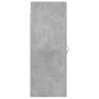 Armario de pared gris hormigón 34,5x34x90 cm de vidaXL, Aparadores - Ref: Foro24-828832, Precio: 46,95 €, Descuento: %