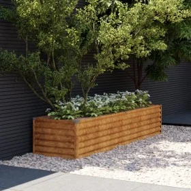 Jardinera acero corten 194x50x36 cm de vidaXL, Maceteros y jardineras - Ref: Foro24-151976, Precio: 67,51 €, Descuento: %