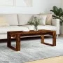 Smoked oak engineered wood coffee table 102x50x35 cm by vidaXL, Coffee table - Ref: Foro24-823363, Price: 52,42 €, Discount: %