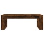 Mesa de centro madera de ingeniería roble ahumado 102x50x35 cm de vidaXL, Mesas de centro - Ref: Foro24-823363, Precio: 49,31...