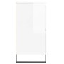 Aparador de madera contrachapada blanco brillante 60x35x70 cm de vidaXL, Aparadores - Ref: Foro24-831222, Precio: 98,54 €, De...