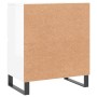 Aparador de madera contrachapada blanco brillante 60x35x70 cm de vidaXL, Aparadores - Ref: Foro24-831222, Precio: 98,54 €, De...