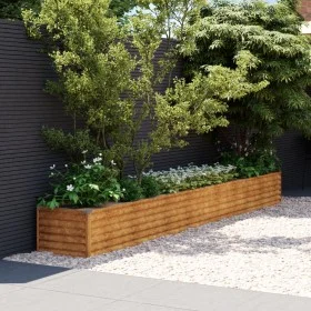 Jardinera acero corten 386x50x36 cm de vidaXL, Maceteros y jardineras - Ref: Foro24-151978, Precio: 77,82 €, Descuento: %
