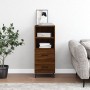 Aparador madera de ingeniería marrón roble 34,5x34x90 cm de vidaXL, Aparadores - Ref: Foro24-828691, Precio: 57,32 €, Descuen...