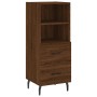 Aparador madera de ingeniería marrón roble 34,5x34x90 cm de vidaXL, Aparadores - Ref: Foro24-828691, Precio: 57,32 €, Descuen...