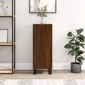 Oak brown engineered wood sideboard 34.5x34x90 cm by vidaXL, Sideboards - Ref: Foro24-828571, Price: 79,12 €, Discount: %