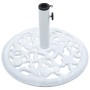 Base de sombrilla de hierro fundido blanco 12 kg 48 cm en Bases para sombrillas | Comprar online en Foru.es