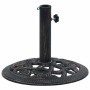 Base de sombrilla de hierro fundido negro y bronce 9 kg 40 cm en Bases para sombrillas | Comprar online en Foru.es