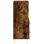 Aparador madera de ingeniería roble ahumado 34,5x34x90 cm de vidaXL, Aparadores - Ref: Foro24-828657, Precio: 51,81 €, Descue...