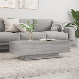 Mesa de centro madera de ingeniería gris Sonoma 100x49,5x31 cm de vidaXL, Mesas de centro - Ref: Foro24-833894, Precio: 61,70...