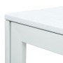 Mesa de centro de HDPE con aspecto de madera blanco 78x78x74 cm en Mesas de centro | Comprar online en Foru.es