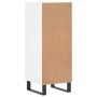 Aparador madera de ingeniería blanco 34,5x34x90 cm de vidaXL, Aparadores - Ref: Foro24-828564, Precio: 80,53 €, Descuento: %