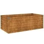 Jardinera acero corten 100x50x36 cm de vidaXL, Maceteros y jardineras - Ref: Foro24-151975, Precio: 37,10 €, Descuento: %