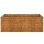 Jardinera acero corten 100x50x36 cm de vidaXL, Maceteros y jardineras - Ref: Foro24-151975, Precio: 39,11 €, Descuento: %