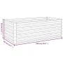 Jardinera acero corten 100x50x36 cm de vidaXL, Maceteros y jardineras - Ref: Foro24-151975, Precio: 37,10 €, Descuento: %
