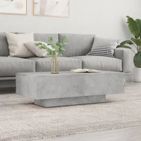 Mesa de centro madera de ingeniería gris hormigón 100x49,5x31cm de vidaXL, Mesas de centro - Ref: Foro24-833891, Precio: 64,4...