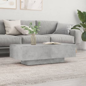Mesa de centro madera de ingeniería gris hormigón 100x49,5x31cm de vidaXL, Mesas de centro - Ref: Foro24-833891, Precio: 66,2...