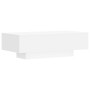 Mesa de centro madera de ingeniería blanco 100x49,5x31 cm de vidaXL, Mesas de centro - Ref: Foro24-833889, Precio: 76,79 €, D...