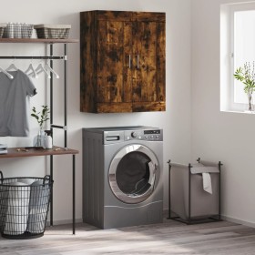 Armario de pared madera ingeniería roble ahumado 69,5x34x90 cm de vidaXL, Aparadores - Ref: Foro24-830393, Precio: 72,56 €, D...