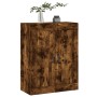 Armario de pared madera ingeniería roble ahumado 69,5x34x90 cm de vidaXL, Aparadores - Ref: Foro24-830393, Precio: 72,56 €, D...