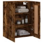 Armario de pared madera ingeniería roble ahumado 69,5x34x90 cm de vidaXL, Aparadores - Ref: Foro24-830393, Precio: 72,56 €, D...