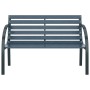 Banco de jardín madera gris 120 cm en Bancos de jardín | Comprar online en Foru.es