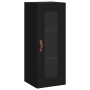 Armario de pared negro 34,5x34x90 cm de vidaXL, Aparadores - Ref: Foro24-828885, Precio: 51,44 €, Descuento: %