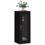 Armario de pared negro 34,5x34x90 cm de vidaXL, Aparadores - Ref: Foro24-828885, Precio: 51,44 €, Descuento: %